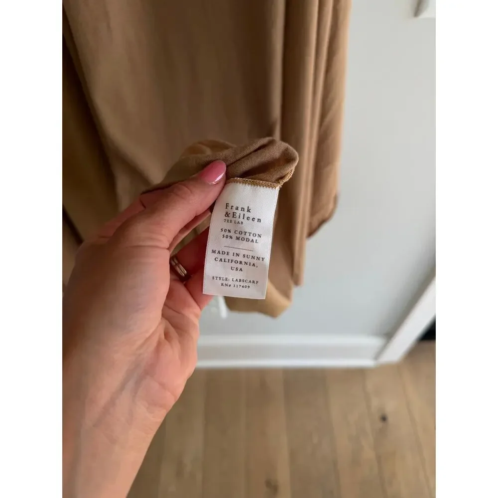 Frank & Eileen The Travel Rectangular Multifunctional Scarf Brown One Size